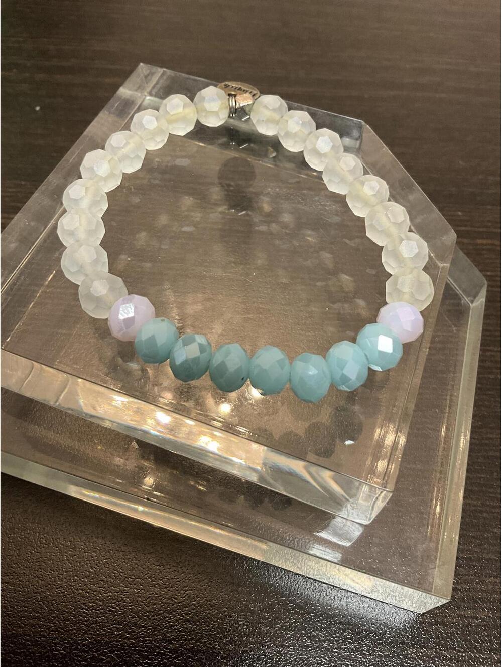 Erimish Opaque Pastels Beaded Bracelet